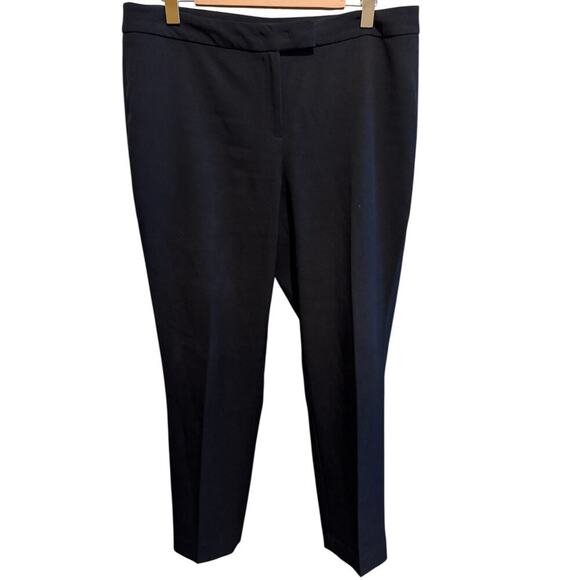 Anne Klein Women's Black Executive Collection Straight Leg Pants Sz 12 - Picture 1 of 10